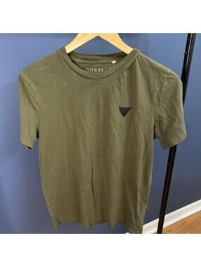 Guess Los Angeles - Mens T-Shirt - Small - Green